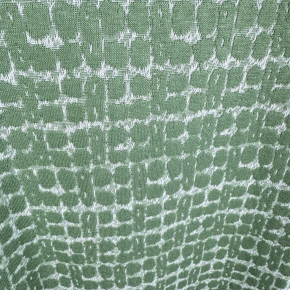 Emily Daniels Green White Long Sleeve Rayon Soft Stretchy Lightweight Sweater L - Picture 3 of 6